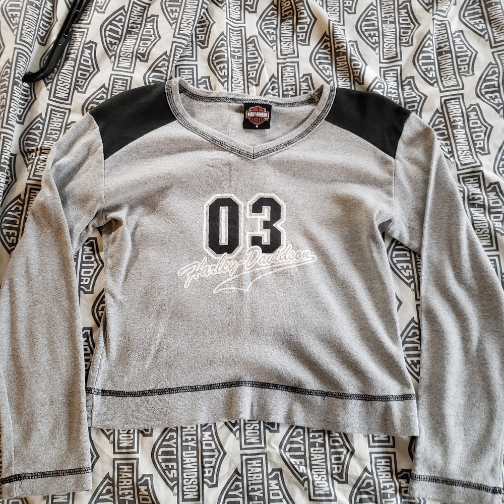 Harley-davidson long sleeved shirt